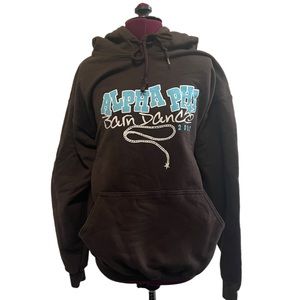 Alpha Phi Barn Dance Country Western Hoodie Small
